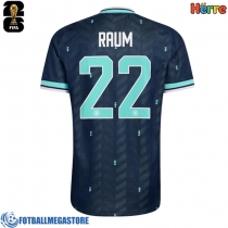 Fotballdrakt Herre Tyskland David Raum #22 Bortedrakt VM 2026 Kortermet